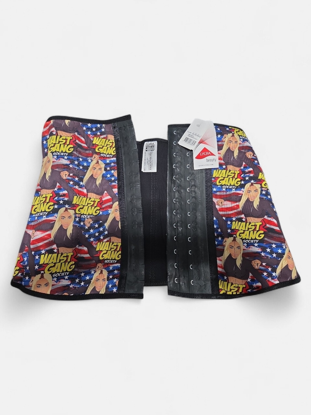 Ann Chery Waist Gang Graphic Waist Trainer - Red, Blue, Yellow, Black
